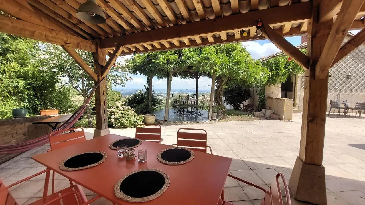 Chambre Avec Cuisine, Vue Et Piscine Privee Au Coeur Du Beaujolais Blace France
